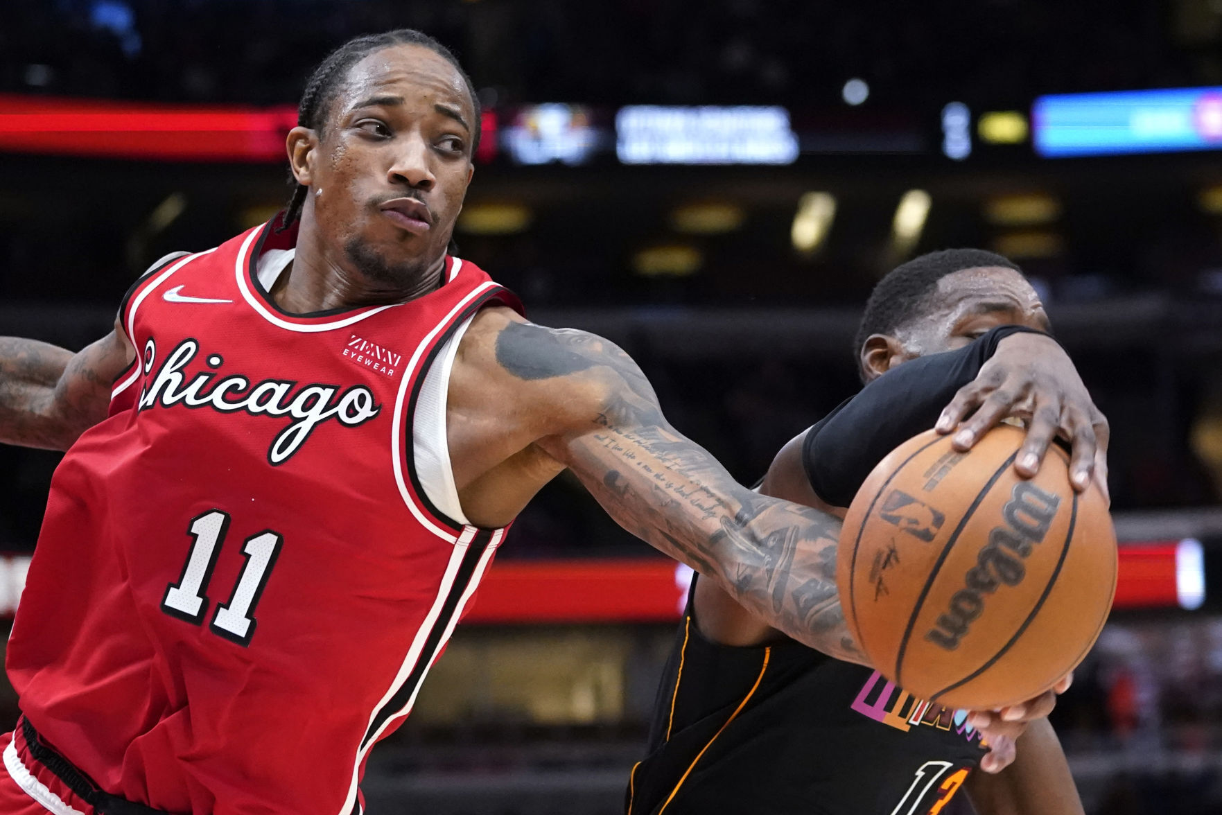Heat Bulls Basketball